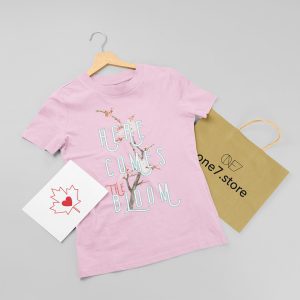 spring bloom one7 womens t shirt
