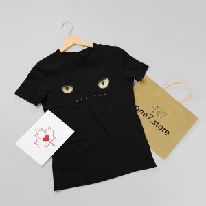 black cat one7 t shirt 1